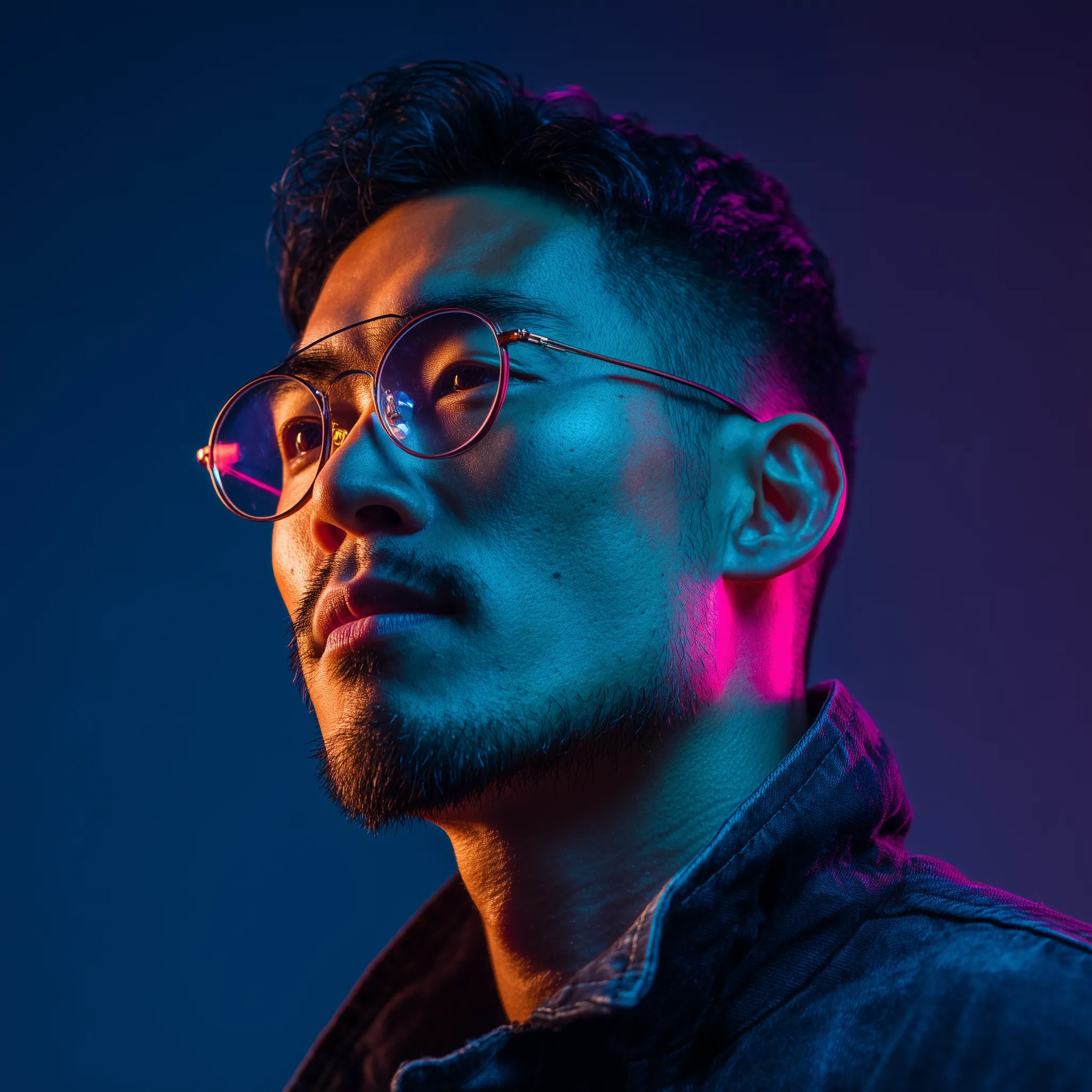 Creative Asian Man